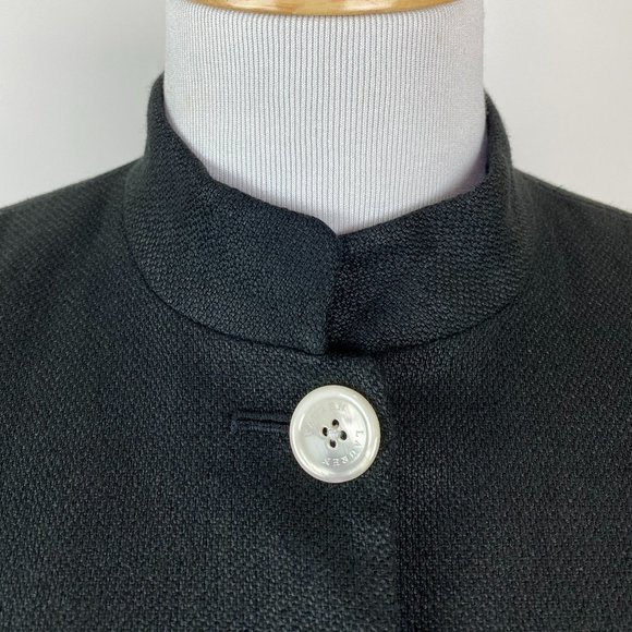 VTG LRL Lauren RALPH LAUREN Black Linen Blazer - Picture 2 of 7